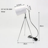 Projecteur de Bureau réglable moderne noir / blanc Lampes E27 LED