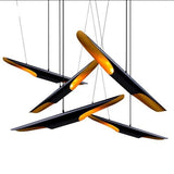 Réplique Suspension Contemporaine Art Déco en Aluminium - Coltrane