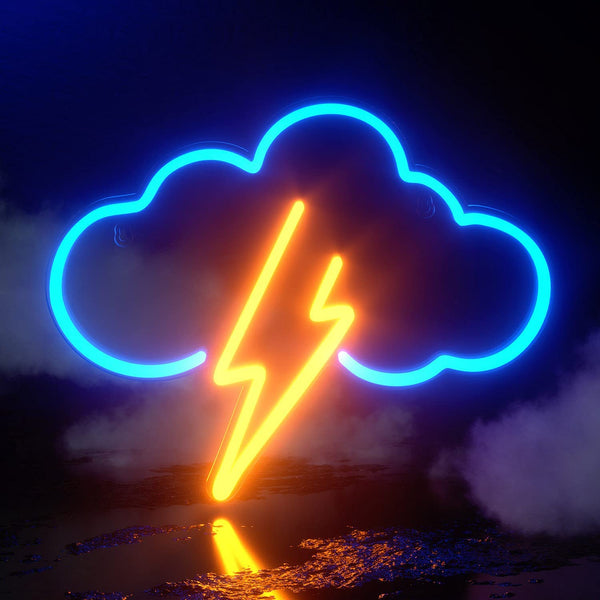 Néon décoratif LED USB - Nuage orageux