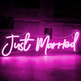 Néon Décoratif LED USB - Just married 50 cm