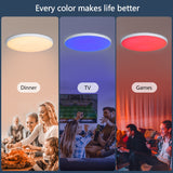 Plafonnier Connecté Wifi Blanc Couleurs Réglables Alexa/Google 30W - NEXA