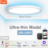 Plafonnier Connecté Wifi Blanc Couleurs Réglables Alexa/Google 30W - NEXA