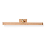 Applique murale sans fil pour couloir, tête de miroir en bois, aimant USB de fixation