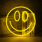 Néon décoratif LED Smiley Ø33 cm