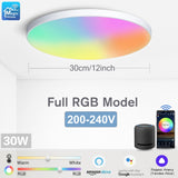 Plafonnier Connecté Wifi Blanc Couleurs Réglables Alexa/Google 30W - NEXA