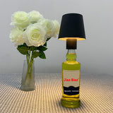 Lampe de Table Rechargeable Design LED Noir et Blanche pour Restaurant - PÉQINO