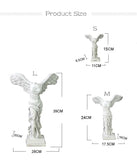 Sculpture, Statue Artisanale d’une Déesse Grecque Nike