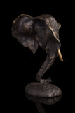 Sculpture Moderne de Tête d’Eléphant