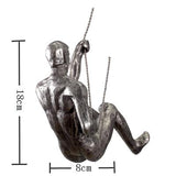 Sculptures Murales d’Hommes d’Escalade