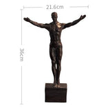 Sculptures Murales d’Hommes d’Escalade