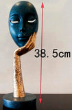 Sculpture de Visage de Femme Incarnant la Beauté Moderne