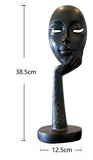 Sculpture de Visage de Femme Incarnant la Beauté Moderne