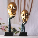 Sculpture de Visage de Femme Incarnant la Beauté Moderne