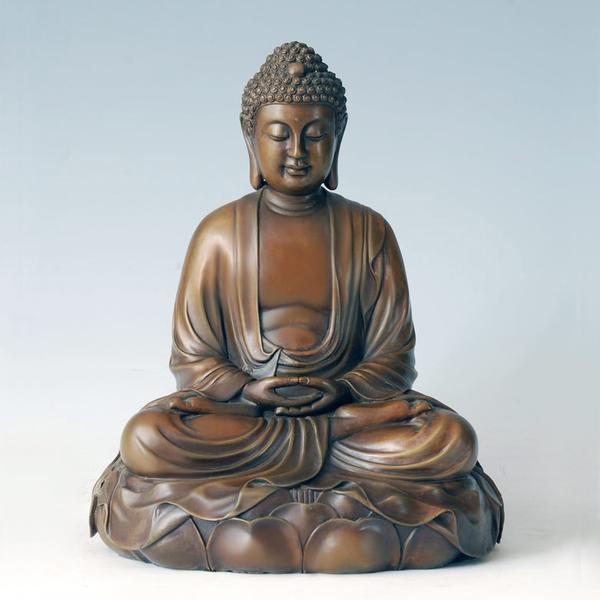 Sculpture en Bronze Pure de Bouddha Amitabha – Mon Enseigne Lumineuse