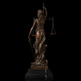 Sculpture en Bronze de la Dame de Justice - THEMIS