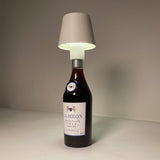 Lampe de Table Rechargeable Design LED Noir et Blanche pour Restaurant - PÉQINO
