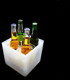 Seau à Glace Lumineux Transparent à LED