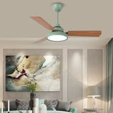 Ventilateur de Plafond Lumineux à LED avec télécommande en Bois - WINDKA
