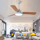 Ventilateur de Plafond Lumineux à LED avec télécommande en Bois - WINDKA