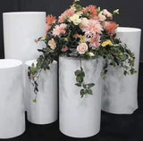 Socles, Piédestales de forme Cylindriques pour Décoration Évènements, Mariage...