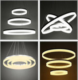 Suspension Classique à LED en Forme d’Anneau - SATURNE