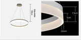 Suspension Classique à LED en Forme d’Anneau - SATURNE
