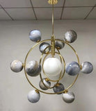 Suspension Design avec Boules de Verre - Terre Errante
