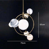 Suspension Design avec Boules de Verre - Terre Errante