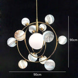 Suspension Design avec Boules de Verre - Terre Errante