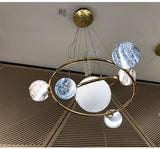 Suspension Design avec Boules de Verre - Terre Errante