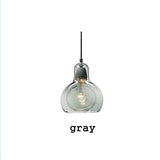 Suspension En Verre Clair Abat-Jour Moderne