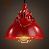 Suspension Industrielle Classique Rouge, Bleue, Noir - NADEN