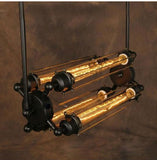 Suspension Industrielle Vintage 4 Ampoules - BRONSON
