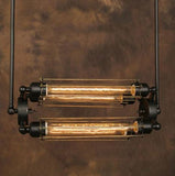 Suspension Industrielle Vintage 4 Ampoules - BRONSON