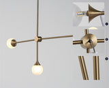 Suspension LED G9 en Boule de Verre