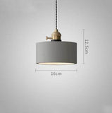 Suspension LED Moderne en Béton - MINA