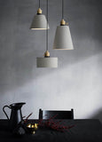 Suspension LED Moderne en Béton - MINA
