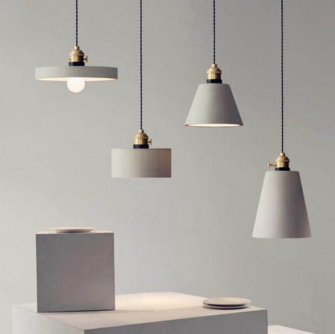 Modern Concrete LED Pendant - MINA
