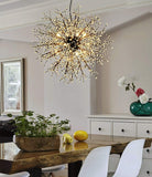 Suspension LED Moderne en Feu d’Artifice de Cristal - ARNELLA
