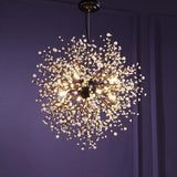 Suspension LED Moderne en Feu d’Artifice de Cristal - ARNELLA