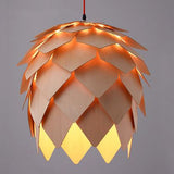 Pine Cone Wooden Pendant - HELGA