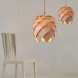 Pine Cone Wooden Pendant - HELGA