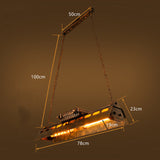 Suspension Vintage Linéaire Industrielle pour Bar, Restaurant - LOWELL