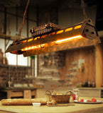 Suspension Vintage Linéaire Industrielle pour Bar, Restaurant - LOWELL