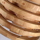 Rustic Wooden Pendant - ANIKA