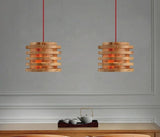 Rustic Wooden Pendant - ANIKA
