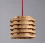 Rustic Wooden Pendant - ANIKA