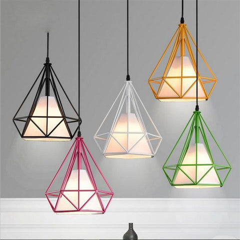 Suspension Minimaliste Moderne 6 couleurs en Fer