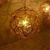 Suspension Moderne LED à Facettes Façonnées en Diamant - AJAMI