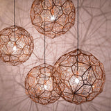 Suspension Moderne LED à Facettes Façonnées en Diamant - AJAMI
